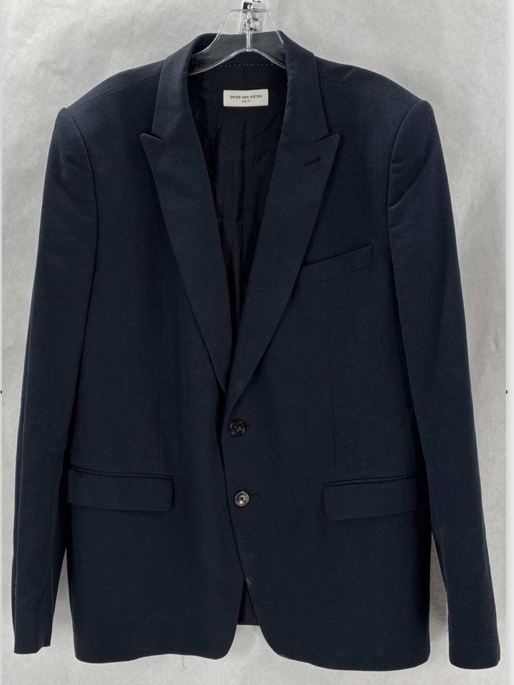 Dries Van Noten Midnight Navy Two-Button Sport Coat